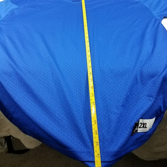 MENS ADIDAS BLANK FOOTBALL JERSEY SZ XXL - Picture 5 of 8